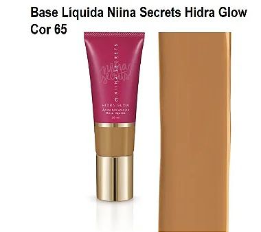 Niina Secrets - Base Líquida Hidra Glow Cor 65