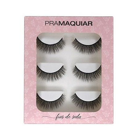 PraMaquiar -  3 Pares de Cílios Liv