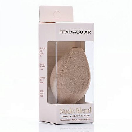 PraMaquiar - Esponja de Maquiagem Nude Blend