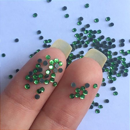 STRASS PARA UNHAS VERDE