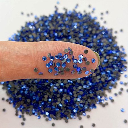 STRASS PARA UNHAS AZUL MARINHO