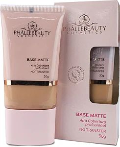 PhalleBeauty - Base Matte Alta Cobertura cor 04