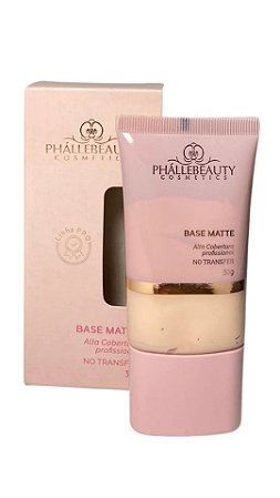 PhalleBeauty - Base Matte Alta Cobertura cor 03