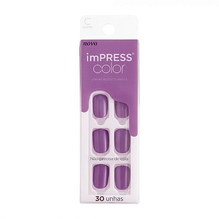 Kiss New York - Unhas Autocolantes Lilac Sky 26Y2