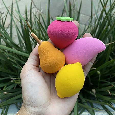 Meily´s - Kit de Esponjas Puff de frutas