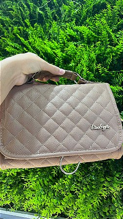 RUBYS - Necessaire 061XG Marrom Amarelado