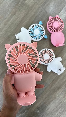 Pocket Fan - Mini Ventilador de mão (Modelo e cores Variadas)