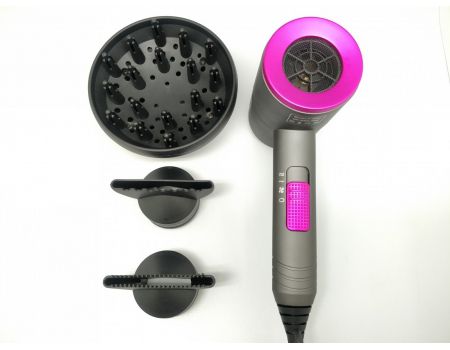 Prosper - Secador Profissional 2800w Super Turbo Cinza/Rosa P3800 220v