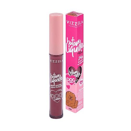 Vizzela - Batom Liq Cor 17 CHOW CHOW