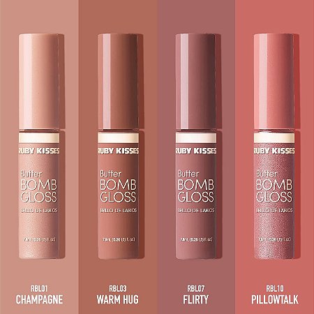 RK Ruby Kisses - Gloss Butter Bomb PILLOWTALK