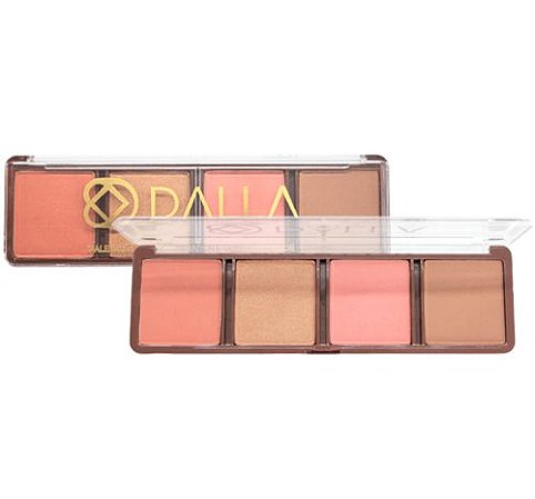 Dalla - Paleta De Blush, Iluminador e Contorno Nude