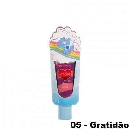 Dalla - Ursinhos Carinhosos Gloss Labial Twist 05 Gratidão