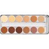 kryolan - Dermacolor Paleta De Corretivo Cremoso Com 12 Cores Brasil
