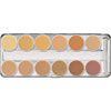 kryolan - Dermacolor Paleta De Corretivo Cremoso Com 12 Cores A