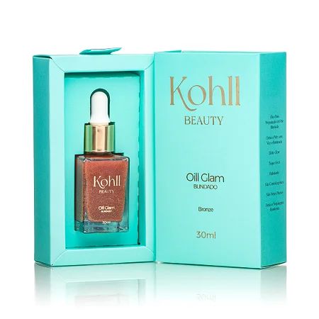 kohll beauty - Oill Glam Blindado Bronze