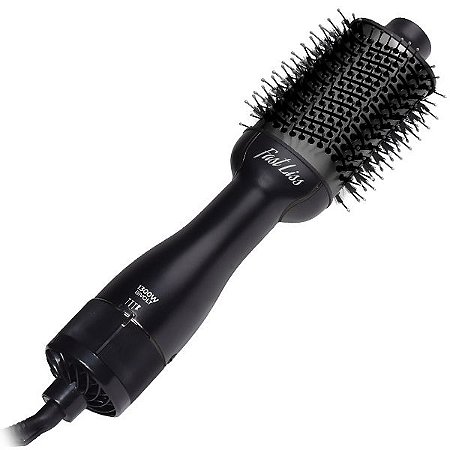 Fast Liss - Escova Oval Seca e Alisa 1300w Bivolt Preta ES300