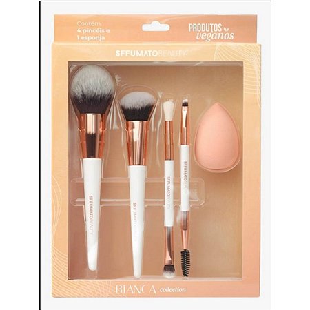Sffumato Beauty - Kit Pincel Bianca Collection 371