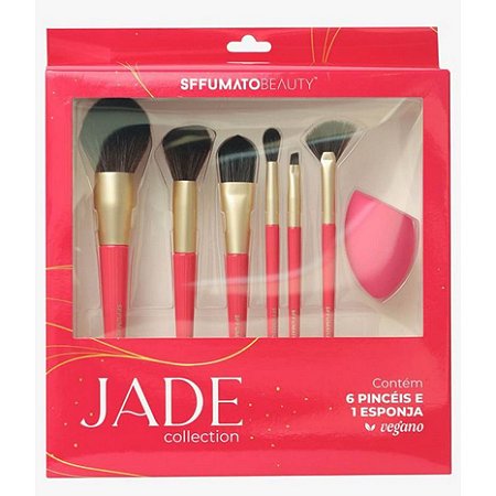 Sffumato Beauty - Kit Pincel Jade Collection 370