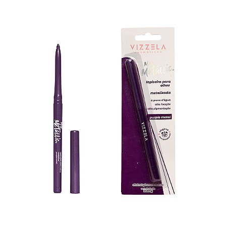 Vizzela - Lapiseira Metalizada Para Olhos Purple Metal