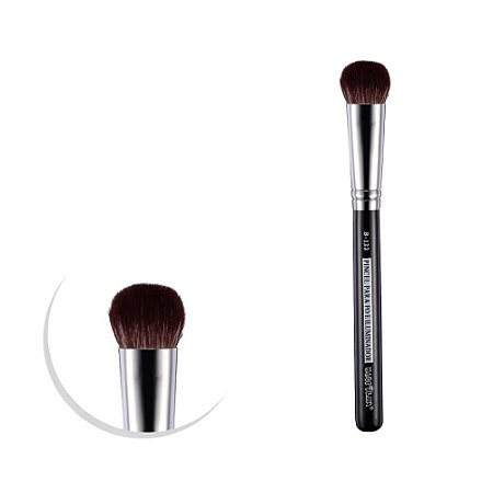 Macrilan - Linha Black B122 Pincel Para Pó e Iluminador