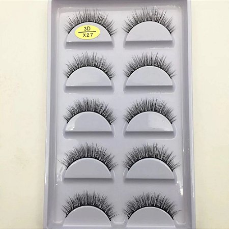 Cilios - Cartela com 05 pares 2087