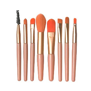 Muambinhas - Kit De Mini Pincéis Com 8 Unidades Cor Rose