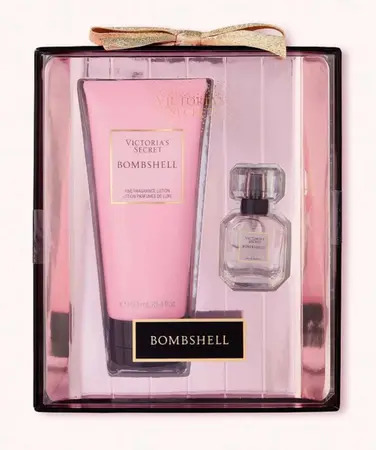 Victoria's Secret - Kit Hidratante 100ml + Perfume Bombshell 7,5ml