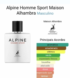 Maison Alhambra - Mini Perfume Masculino Alpine 30ml