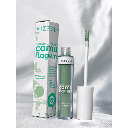 Vizzela - Corretivo camuflagem Verde VZ75