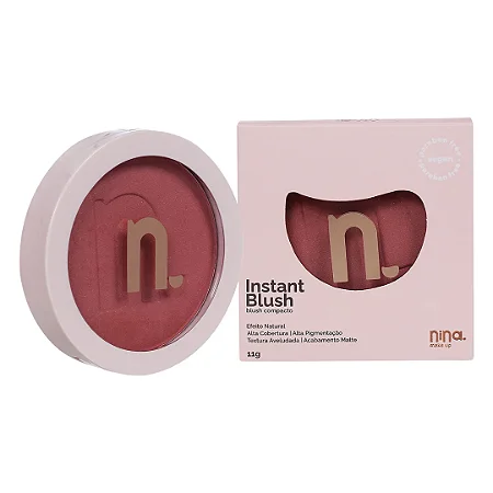 Nina Make Up - Blush Instant Rosa Quente