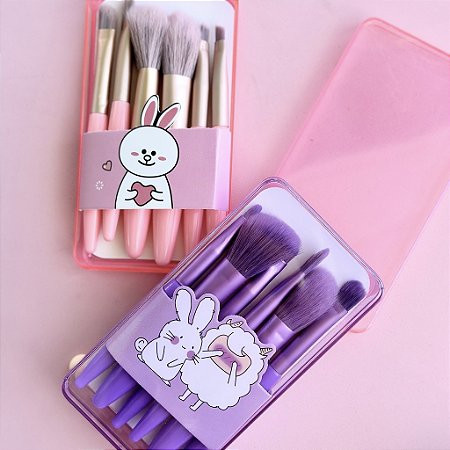 Muambinhas - Kit c/6 Mini Pinceis *Cores variadas