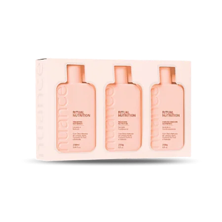 Nuance - Box Ritual Nutrition Hair Care 250ml - Kit 3 peças
