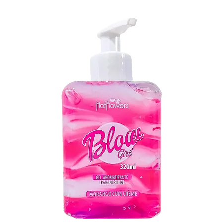 Blow Girl - Hidratante para Virilha Morango com Creme 320ml