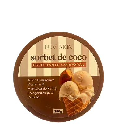 Luv Beauty - Esfoliante Corporal Sorbet de Coco 280g