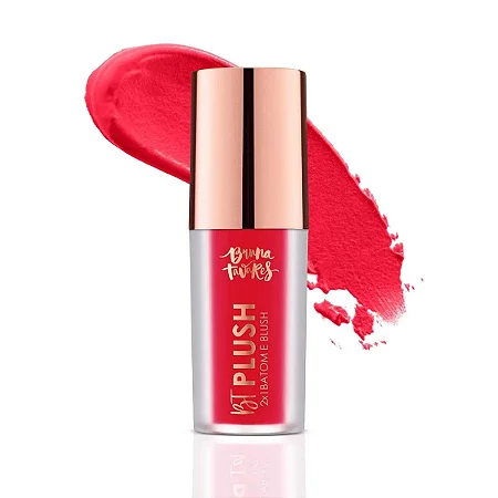 BT - Batom e Blush PLUSH RUBY