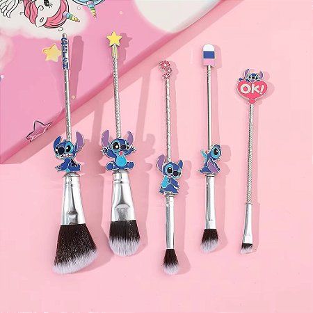 Infantil - Kit de Pinceis Stitch Azul