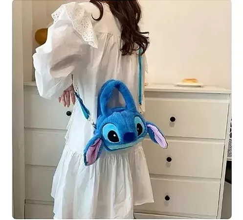 Infantil - Bolsa de Pelúcia Stitch