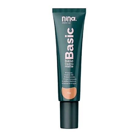 Nina Make Up - Base Líquida Basic Cor 07