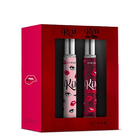 Ciclo - Estojo Kiss e Kiss You More Deo Colônia Kiss 30ml + Deo Colônia Kiss You More 30ml