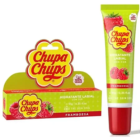 Hidratante labial Chupa Chups Framboesa