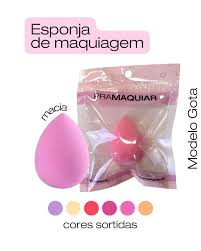 Pramaquiar - Esponja de Maquiagem Gota  Cores Sortidas