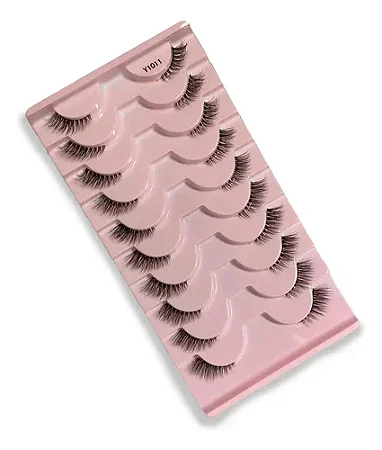 Cilios - Cartela com 10 pares modelo 1011