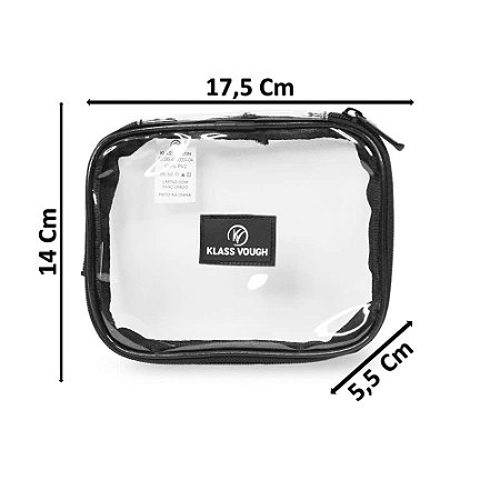 Klass Vough - Necessaire Cristal 17.5X14.5X5.5 HN0329P