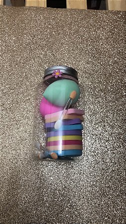 Central Beauty - Kit 14 esponjas variadas para maquiagem no pote