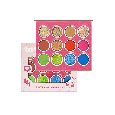 Ruby Rose - Paleta de Sombras 12 Cores HB1085 Melu
