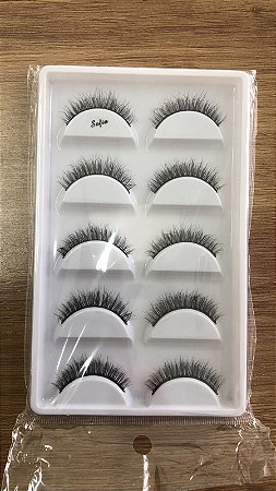 Cilios - Cartela com 05 Sofia