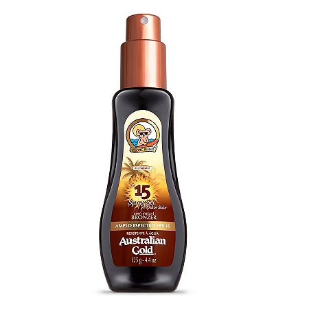 Australian Gold -Bronzeador Spray Gel FPS15 125g