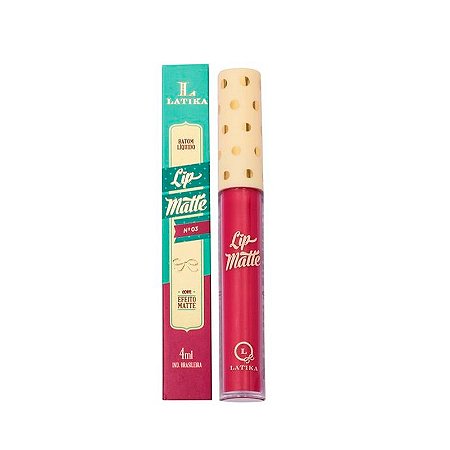 Latika - Batom Líquido Lip Matte Nº03  Rosa