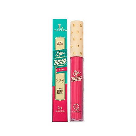 Latika - Batom Líquido Lip Matte Nº04  Rosa
