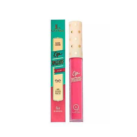 Latika - Batom Líquido Lip Matte Nº06  Rosa